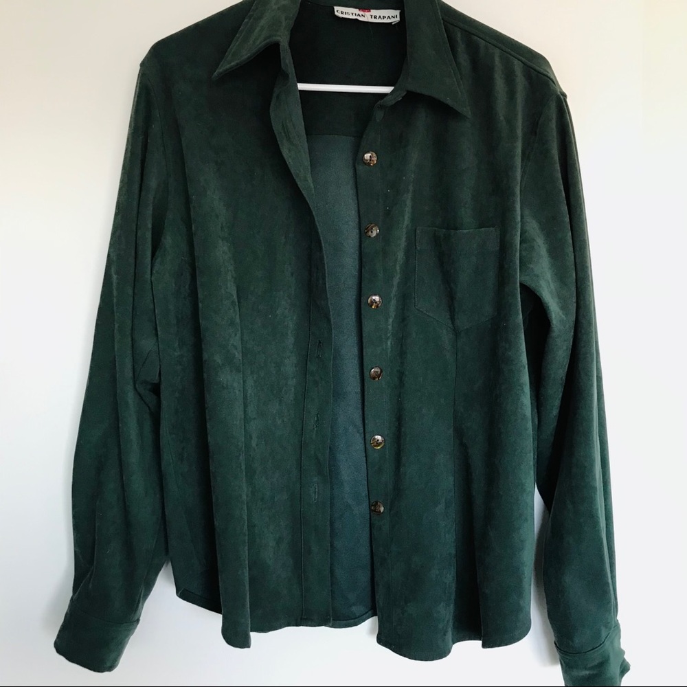 Forest Green Button Down